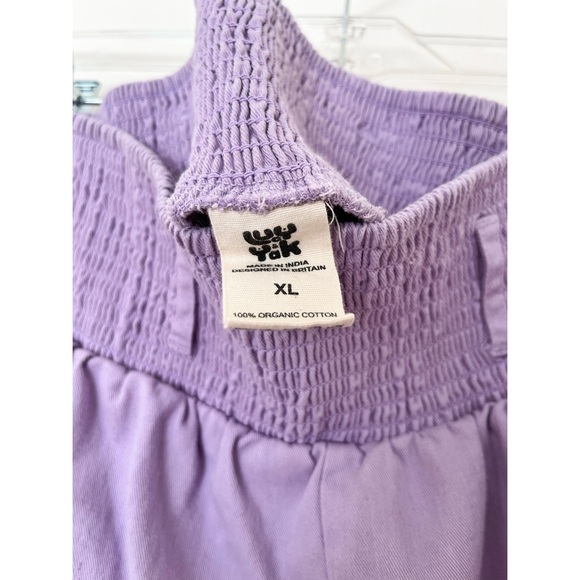 Lucy & Yak High Waisted Lavender Shorts - Picture 5 of 5